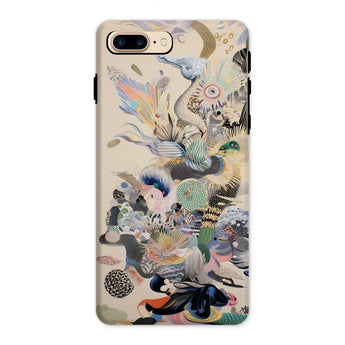 Into the Wild - Dreamy Botanical Art Phone Case Iphone 8 Plus / Matte Artistic Phone Case Dreamy Botanical Art, Psychedelic Garden,