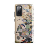 Into the Wild - Dreamy Botanical Art Phone Case Samsung Galaxy S20 Fe / Gloss Beige Vibrant Surreal Illustration Fantastical Creatures,