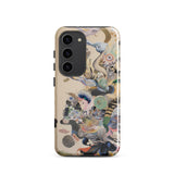 Into the Wild - Dreamy Botanical Art Phone Case Samsung Galaxy S23 / Gloss Beige Phone Case Vibrant Surreal Illustration Marine Life Dreamy