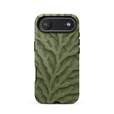 Custodia per iPhone con intricato motivo di foglie verdi, 17 Air / Opaca, Custodie per telefoni cellulari, Toby Leon
