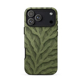 Custodia per iPhone con intricato motivo di foglie verdi, 17 Pro Max / Opaca, Custodie per telefoni cellulari, Toby Leon