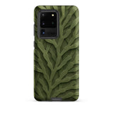 Intricate Green Leaf Pattern Phone Case, Samsung Galaxy S20 Ultra / Matte, Mobile Cases, Toby Leon