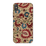 Ionian Islands Embroidery - Textile Folk Art Phone Case, Iphone x / Matte, Mobile Cases, Toby Leon