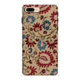 Ionian Islands Embroidery - Textile Folk Art Phone Case Iphone 8 Plus / Matte Floral Patterned Phone Case Ionian Islands Embroidery,