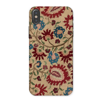 Ionian Islands Embroidery - Textile Folk Art Phone Case Iphone x / Matte Floral Patterned Phone Case Ionian Islands Embroidery,