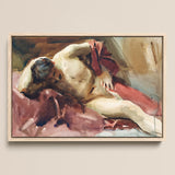 Italian Model - John Singer Sargent Art Print / Canvas, 18x12’’ / 46x31cm / Natural Frame, Posters Prints & Visual Artwork, Toby Leon