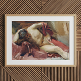 Italian Model - John Singer Sargent Art Print / Canvas, 30x20’’ / 76x51cm / Natural Frame / Matboard, Posters Prints & Visual Artwork, Toby
