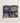 Rectangular Blue Gold Floral-patterned Fabric Sample Stylized Blossoms Art Print, Ito Nishiki, Kimono Pattern, Strict Schedule