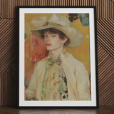 Jacob - Stampa d'arte Queer Couture Cowboy / Tela, 24x32’’ / 61x81cm / Cornice nera / Passe-partout, Poster, Stampe e Opere d'arte visiva, Toby Leon