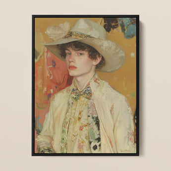 Jacob - Stampa d'arte Queer Couture Cowboy / Tela, 12x16’’ / 31x41cm / Cornice nera, Poster, Stampe e Opere d'arte visiva, Toby Leon