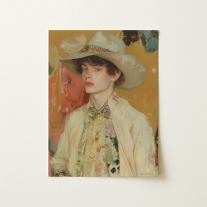Jacob - Queer Couture Cowboy Art Print / Canvas, 12x16’’ / 31x41cm / Unframed / no Border, Posters Prints & Visual Artwork, Toby Leon