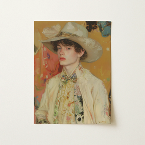 Jacob - Queer Couture Cowboy Art Print / Canvas, Queer Couture Cowboy, Couture Cowboy Art, Cowboy Art Print