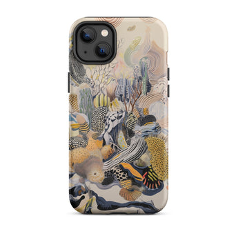 Jamboree - Surreal Desert Cacti Art Phone Case Iphone 14 Plus / Matte Artistic Patterned Phone Case Surreal Desert Cacti, Cacti Art Iphone