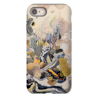 Jamboree - Surreal Desert Cacti Art Phone Case Iphone 8 / Matte Artistic Phone Case Surreal Desert Cacti, Cacti Art Iphone Case,
