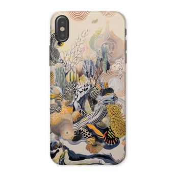 Jamboree - Surreal Desert Cacti Art Phone Case Iphone x / Matte Abstract Patterned Phone Case Surreal Desert Cacti, Cacti Art Iphone Case,