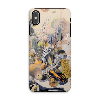 Jamboree - Surreal Desert Cacti Art Phone Case Iphone Xs Max / Matte Artistic Patterned Phone Case Surreal Desert Cacti, Cacti Art Iphone