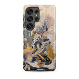 Jamboree - Surreal Desert Cacti Art Phone Case Samsung Galaxy S25 Ultra / Matte Phone Case Intricate Abstract Design Mix Earthy Tones