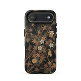 Japanese Autumn Flowers - G.a. Audsley iPhone-hoesje, 17 Air / Mat, mobiele telefoonhoesjes, Toby Leon