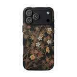Japanese Autumn Flowers - G.a. Audsley iPhone-hoesje, 17 Pro Max / Mat, mobiele telefoonhoesjes, Toby Leon