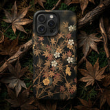 Japanese Autumn Flowers - G.a. Audsley iPhone-hoesje, mobiele telefoonhoesjes, Toby Leon