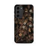 Japanese Autumn Flowers - G.a. Audsley Phone Case, Samsung Galaxy S23 Plus / Matte, Mobile Cases, Toby Leon