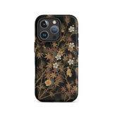 Japanese Autumn Flowers - G.a. Audsley Phone Case Iphone 16 Pro / Matte Floral-patterned Iphone Case Japanese Autumn Flowers, George