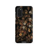 Japanese Autumn Flowers - G.a. Audsley Phone Case Samsung Galaxy S20 / Matte Black Phone Case Adorned Intricate Pattern Autumn Leaves
