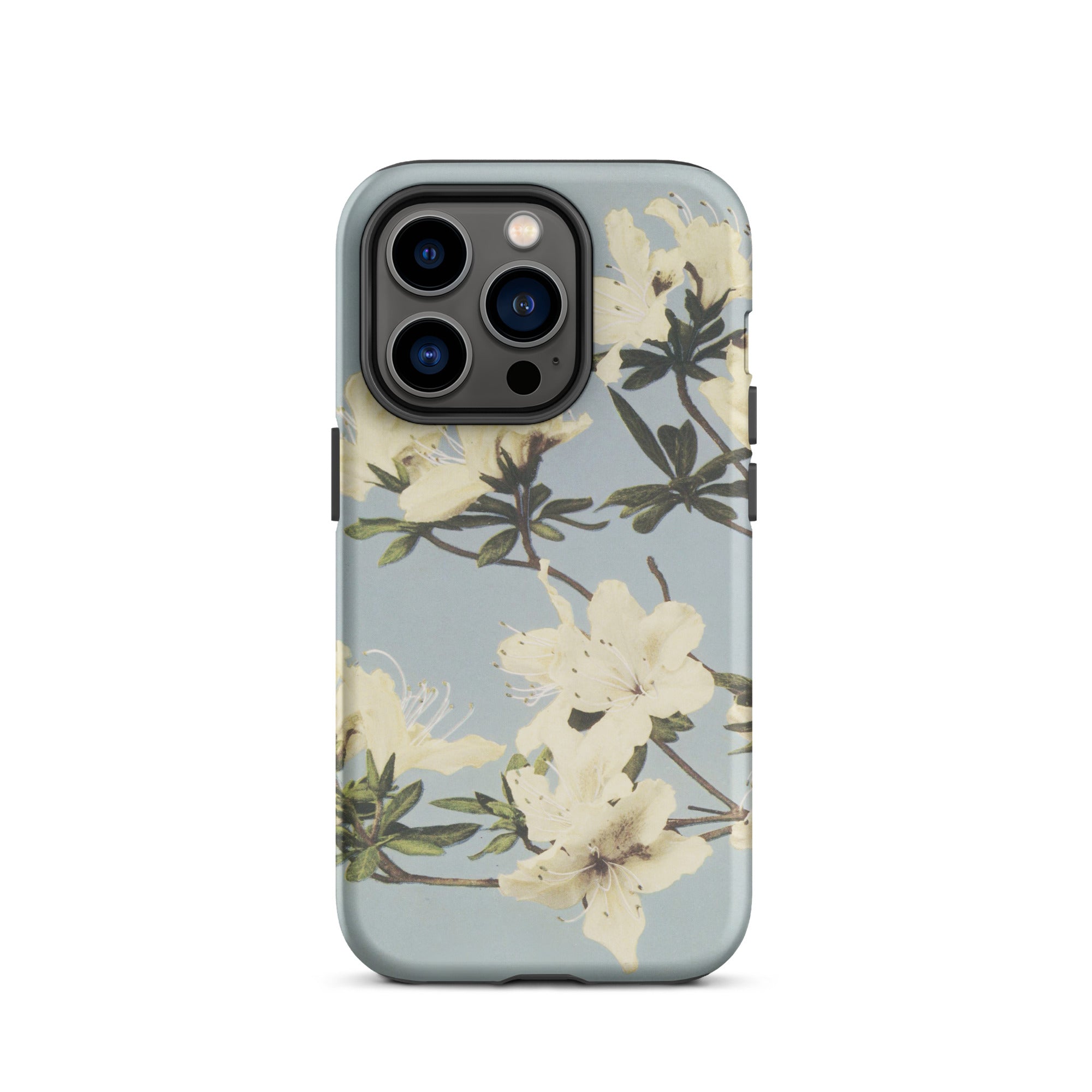 Japanese Azaleas Ogawa Kazumasa Iphone Case, 14 Pro / Matte, Floral Patterned Phone Case