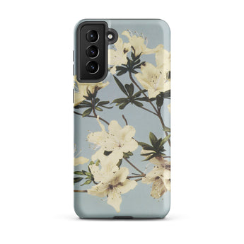 Japanese Azaleas - Ogawa Kazumasa Phone Case, Samsung Galaxy S21 Plus / Matte, Mobile Cases, Toby Leon