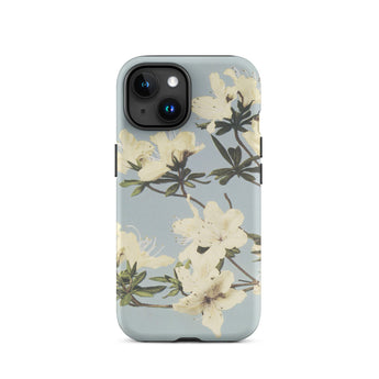 Japanese Azaleas - Ogawa Kazumasa Phone Case Iphone 15 / Matte Floral Patterned Phone Case Kazumasa Ogawa Floral, Ogawa’s Masterful Lens,