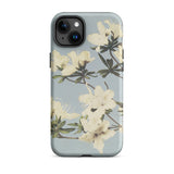 Japanese Azaleas - Ogawa Kazumasa Phone Case Iphone 15 Plus / Matte Floral Patterned Phone Case Kazumasa Ogawa Floral, Ogawa’s Masterful