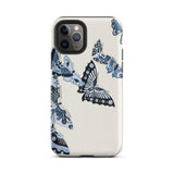 Japanese Blue Butterflies - Kamisaka Sekka Phone Case, Iphone 11 Pro / Matte, Mobile Cases, Toby Leon