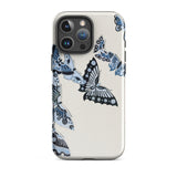 Japanese Blue Butterflies - Kamisaka Sekka Phone Case, Iphone 16 Pro Max / Matte, Mobile Cases, Toby Leon