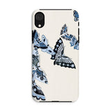 Japanese Blue Butterflies - Kamisaka Sekka Phone Case, Iphone Xr / Matte, Mobile Cases, Toby Leon