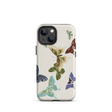 Japanese Butterflies 1 - Kamisaka Sekka Phone Case Iphone 13 Mini / Matte Butterfly-patterned Phone Case Kamisaka Sekka’s Butterflies,
