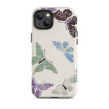 Japanese Butterflies - Kamisaka Sekka Iphone Case, 14 Plus / Matte, Butterfly-patterned Phone Case
