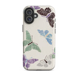 Japanese Butterflies - Kamisaka Sekka Iphone Case, 16 Plus / Matte, Butterfly-patterned Phone Case