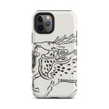 Japanse Deer - Taguchi Tomoki Edo Art iPhone-hoesje, 11 Pro / Mat, Telefoonhoesjes, Toby Leon