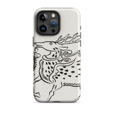 Japanse Deer - Taguchi Tomoki Edo Art iPhone-hoesje, 15 Pro Max / Mat, Telefoonhoesjes, Toby Leon