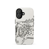 Japanse Deer - Taguchi Tomoki Edo Art iPhone-hoesje, 17 / Mat, Telefoonhoesjes, Toby Leon