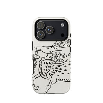 Japanse Deer - Taguchi Tomoki Edo Art iPhone-hoesje, 17 Pro / Mat, Telefoonhoesjes, Toby Leon