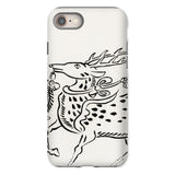 Japanse Deer - Taguchi Tomoki Edo Art iPhone-hoesje, 8 / Mat, Telefoonhoesjes, Toby Leon