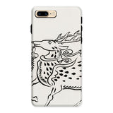 Japanse Deer - Taguchi Tomoki Edo Art iPhone-hoesje, 8 Plus / Mat, Telefoonhoesjes, Toby Leon