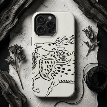 Japanse Deer - Taguchi Tomoki Edo Art iPhone-hoesje, Telefoonhoesjes, Toby Leon