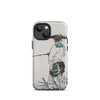 Japanese Fisherman - Kōno Bairei Iphone Case, 13 Mini / Matte, Phone Case Asian Art