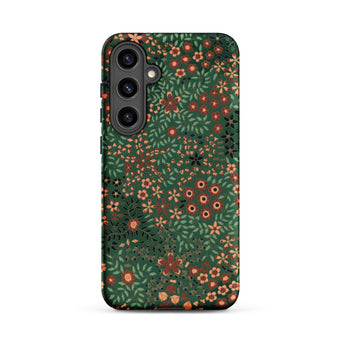 Japanese Floral Pattern - G.a. Audsley Phone Case, Samsung Galaxy S24 Plus / Matte, Mobile Cases, Toby Leon