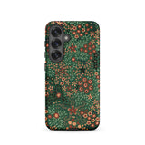 Japanese Floral Pattern - G.a. Audsley Phone Case, Samsung Galaxy S25 / Matte, Mobile Cases, Toby Leon