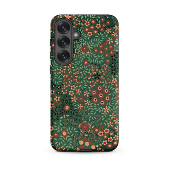 Japanese Floral Pattern - G.a. Audsley Phone Case, Samsung Galaxy S25 Plus / Matte, Mobile Cases, Toby Leon