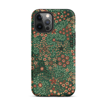 Japanese Floral Pattern - G.a. Audsley Phone Case Iphone 12 Pro Max / Matte Floral Patterned Phone Case Audsley Iphone Case, Japanese