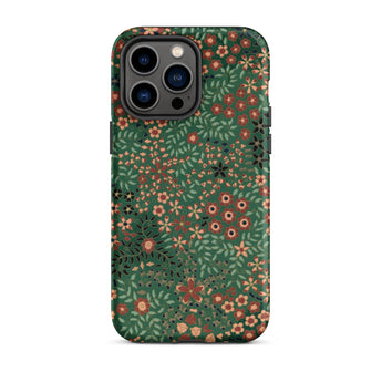 Japanese Floral Pattern - G.a. Audsley Phone Case Iphone 14 Pro Max / Matte Floral Patterned Phone Case Audsley Iphone Case, Japanese